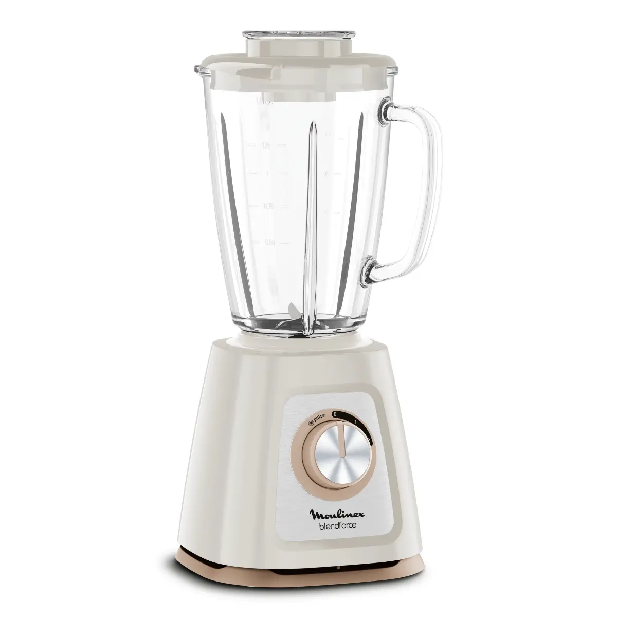 Blender de masa Moulinex LM430A10, 2 viteze, 1.75 litri, 800 W, Alb