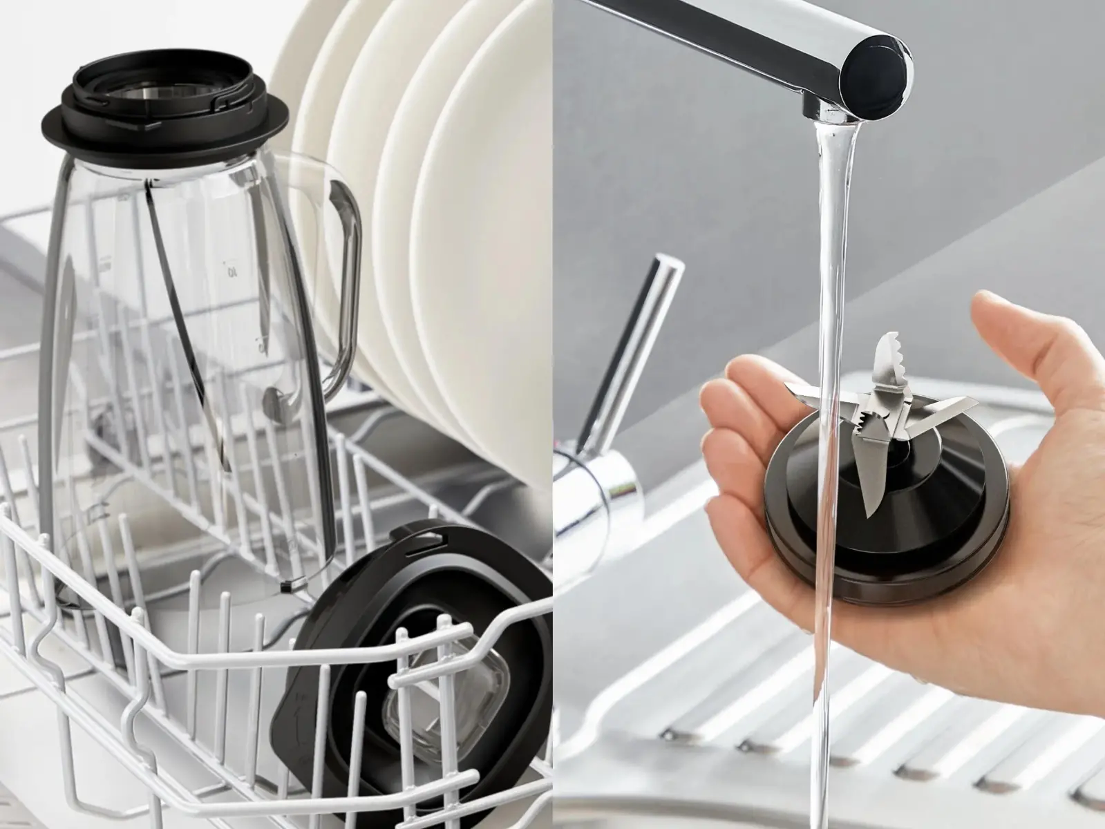 Blender de masa Moulinex LM5958F0, 2 viteze, 2 litri, 800W, Negru