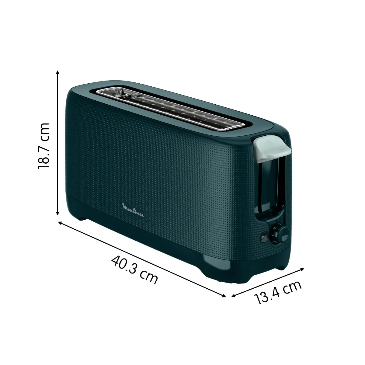 Prajitor de paine Moulinex LS2M04F0, 7 niveluri de prajire, 840-1000 W, Negru