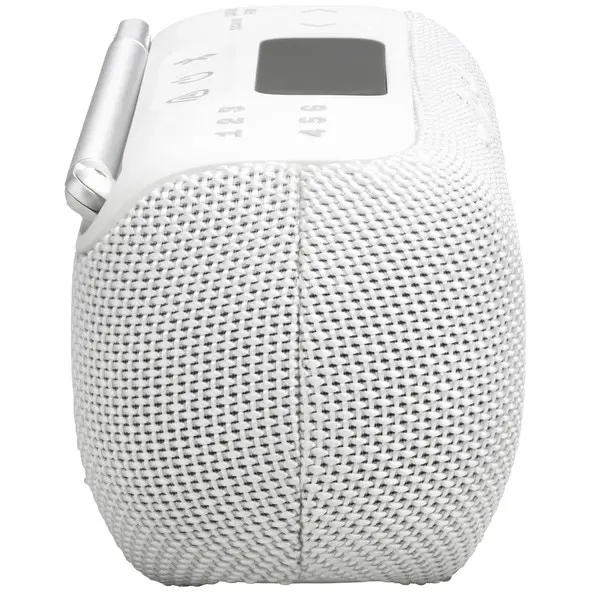 Radio portabil JBL Tuner 3, DAB/DAB+/FM, Bluetooth, Auracast, Autonomie 15 ore, IP68, Alb
