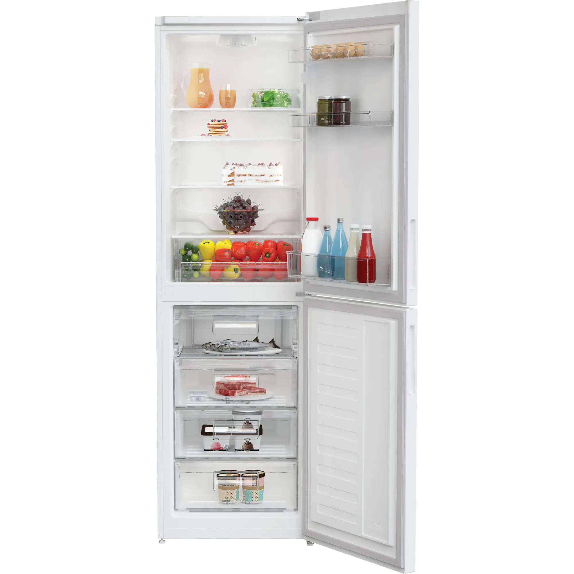 Combina frigorifica Arctic AK60350M30W, 331 Litri, H 201, Clasa F, Alb