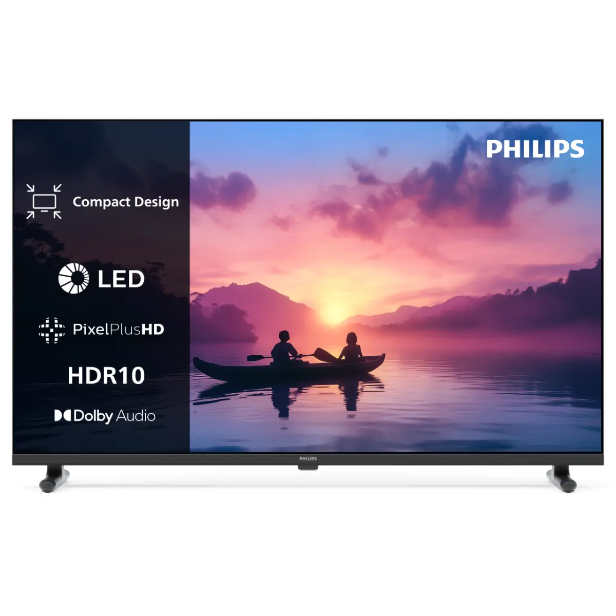 Televizor LED Smart Philips 40PFS6050/12, 100 cm, Full HD, Clasa E, Negru